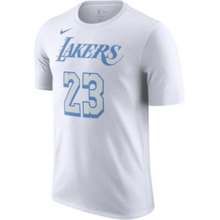 Nike Retro basketball sports football uniform, white T-shirt, American style