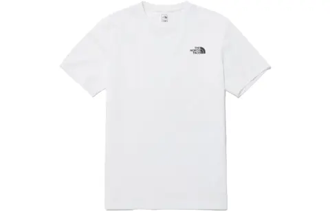 THE NORTH FACE T-Shirts Unisex White Crew Neck Moderate Straight Fit