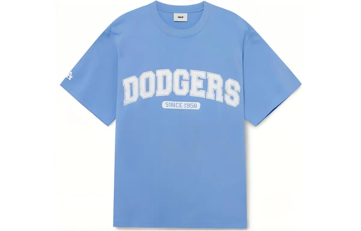 MLB SS23 T Shirt Unisex Light Blue