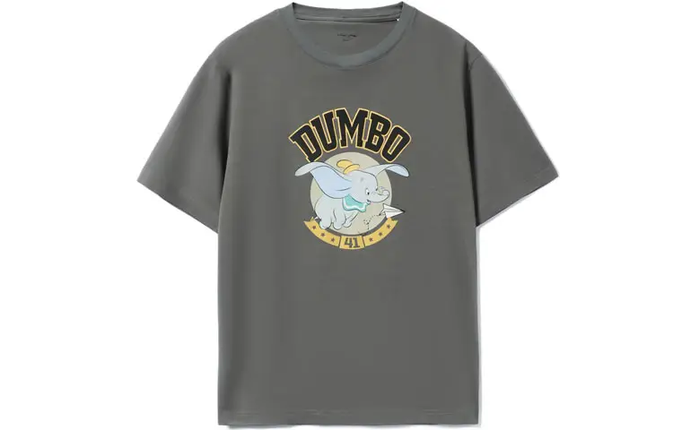 Li Ning Disney T Shirt Unisex Gray