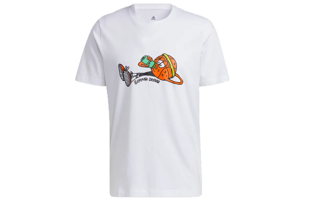 Adidas Set-in Sleeve T-Shirt Men's White