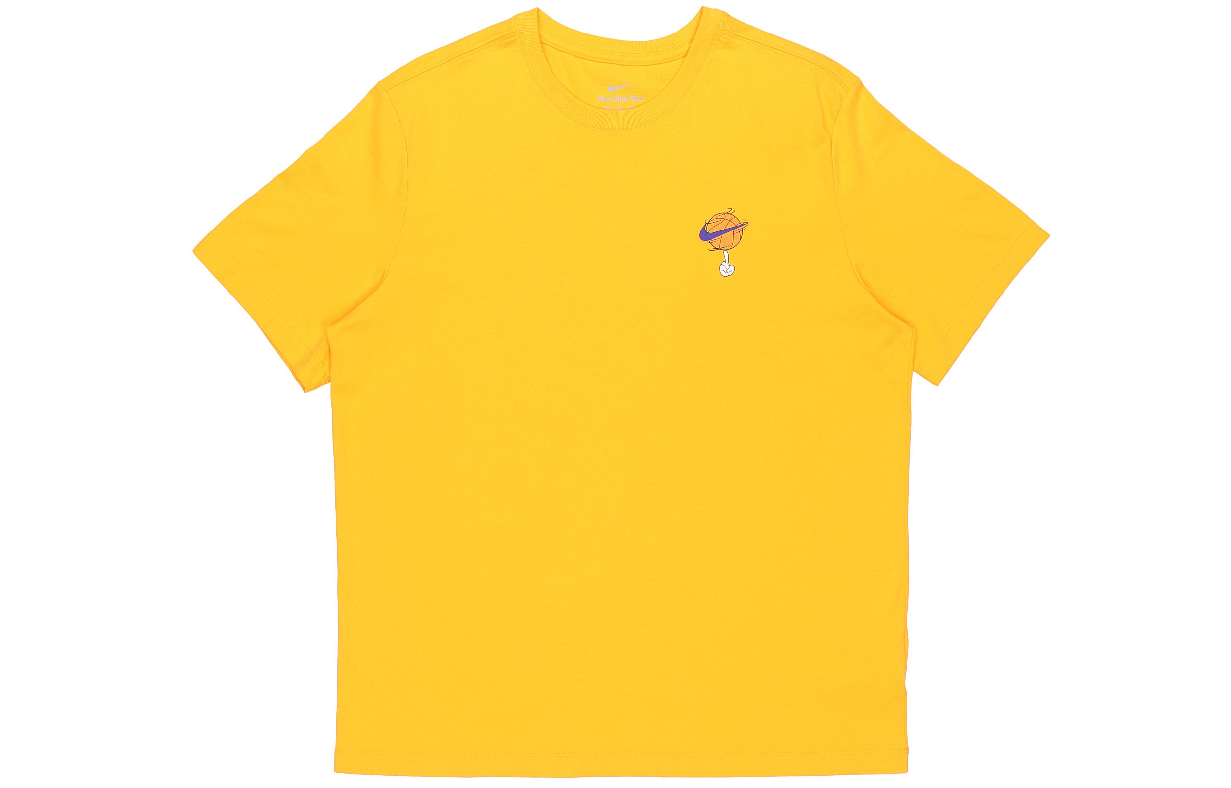 Nike Cartoon retro sports golden short sleeve T-shirt, American style