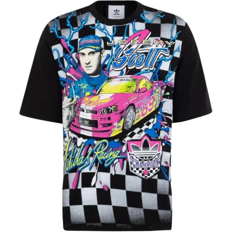 Adidas Originals x JEREMY SCOTT T Shirt Unisex Black
