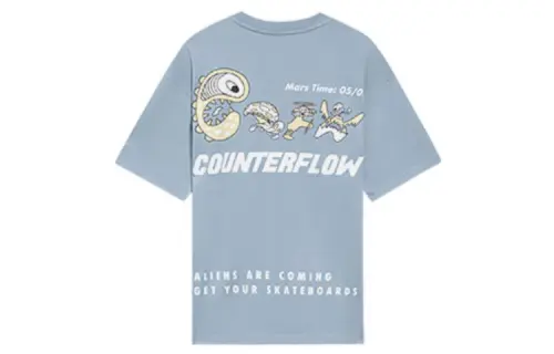 Li Ning Sports Fashion Collection T Shirts Unisex Blue Crew Neck Moderate Straight Fit