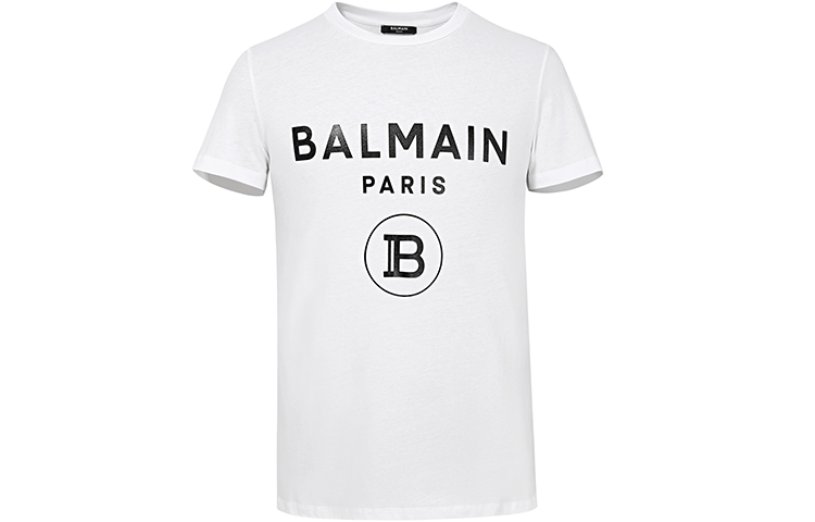 Мужская футболка BALMAIN (белая)