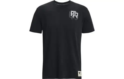 Under Armour Men Project Rock Training Heavyweight T-Shirt Black