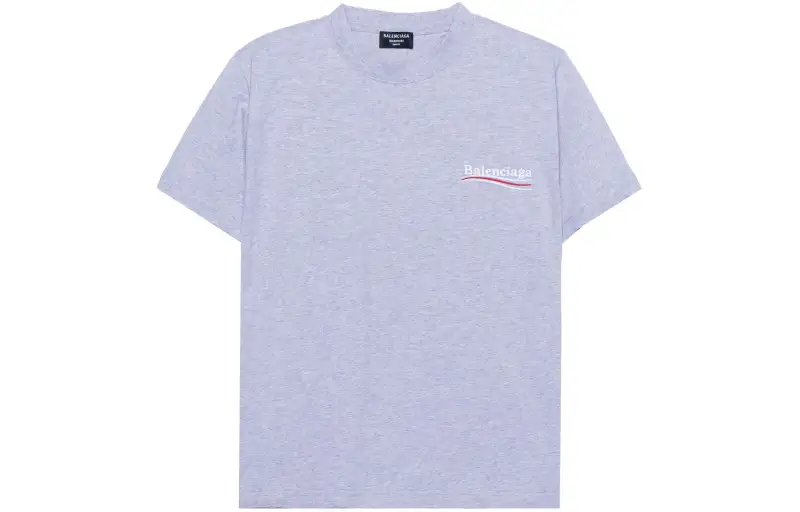 Balenciaga T Shirt Slim Fit Men's Gray