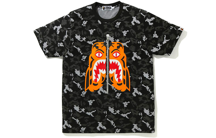Bape Digital Camo Tiger Tee