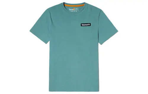 Timberland T Shirts Unisex Ore Blue Crew Neck Moderate Straight Fit