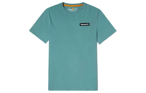 Timberland T-Shirts Unisex Ore Blue Crew Neck Moderate Straight Fit