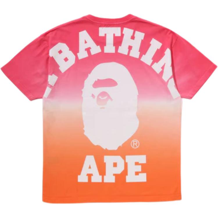 Женская футболка A BATHING APE (цветная) — фото 2