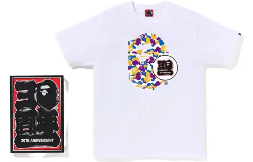 Bape Store Los Angeles Bape 30th Anniversary Ape Head Tee Set