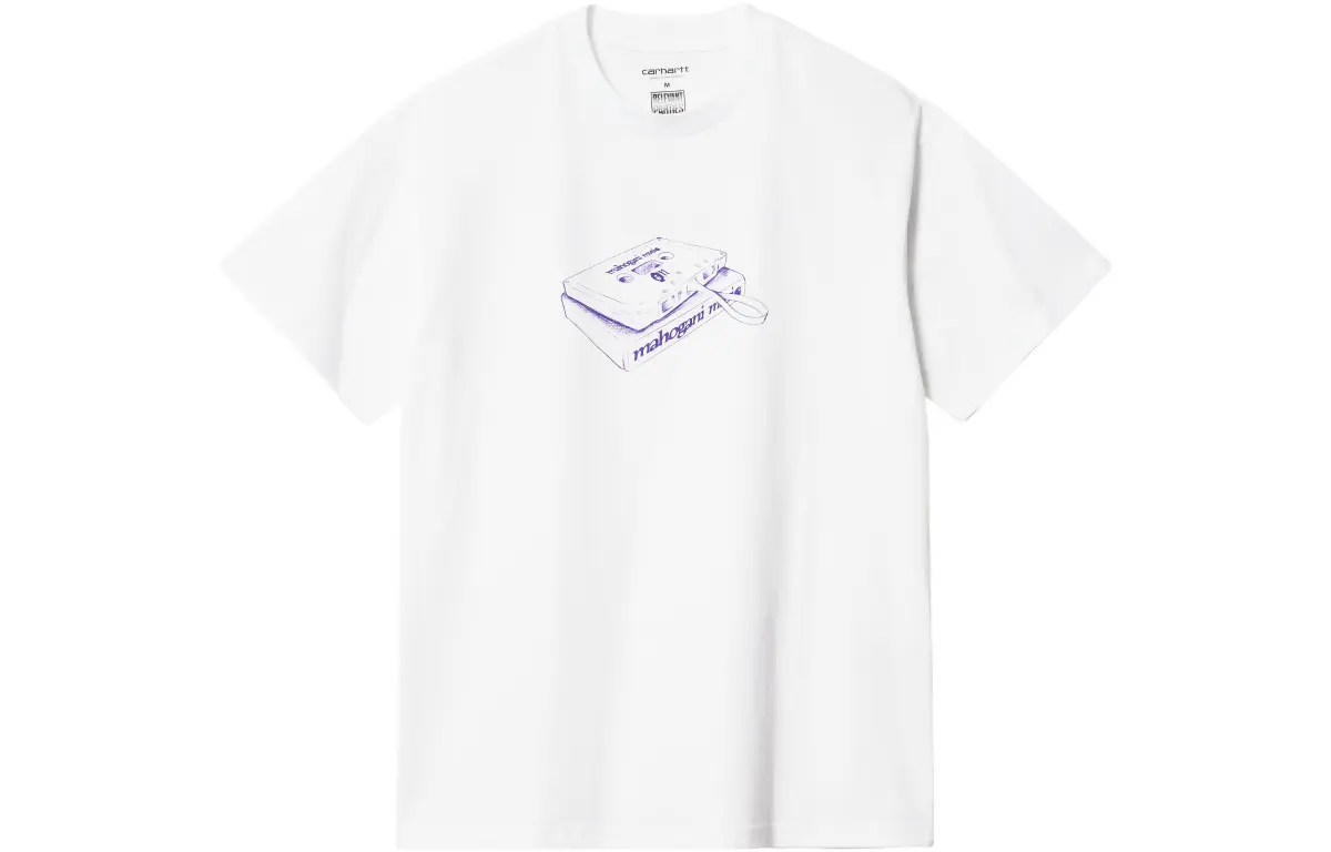 Carhartt WIP T-Shirts Men's White Crew Neck Moderate