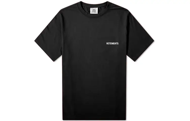 Vetements Logo Front Back T Shirt