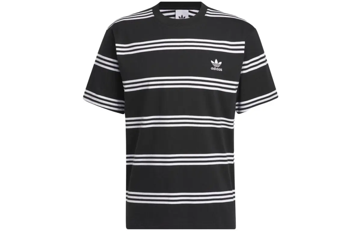 Adidas Originals 3 Stripes T Shirt Men's Black