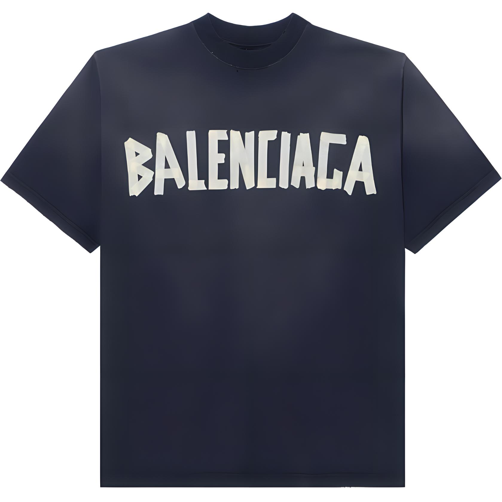 Футболка Balenciaga BB Monogram (черная)