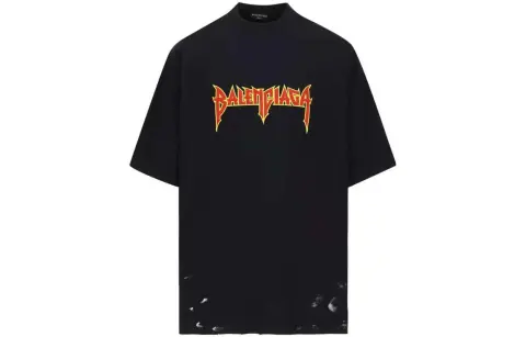Balenciaga Metal Vintage Oversized T Shirt