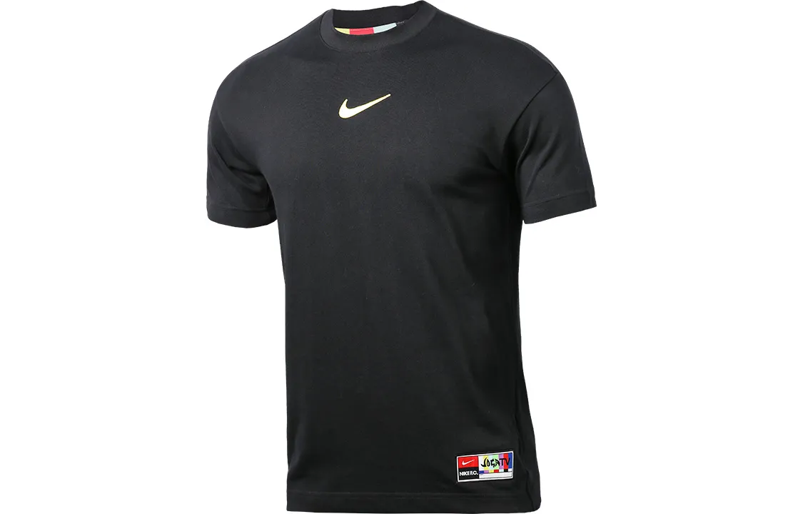 Nike Drop Shoulder Sleeve T-Shirt Men's Black