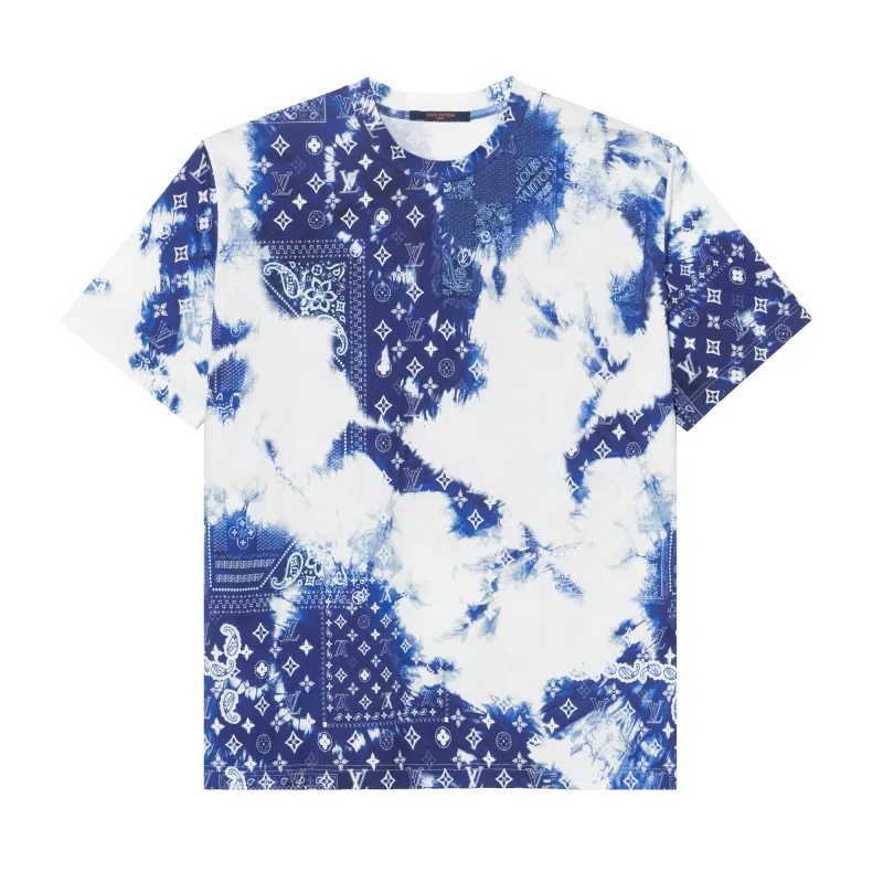 LOUIS VUITTON Monogram Bandana Printed T Shirt