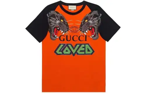 GUCCI FW18 T Shirt Men's Orange