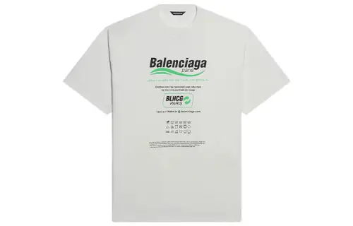 Balenciaga Dry Cleaning Boxy Logo Tee