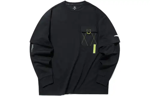 Anta Sports Life Collection T Shirt Unisex Black
