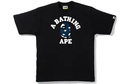 Bape Stripe Abc Camo College Tee