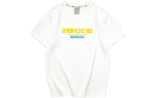Skechers Straight Fit T Shirt Unisex Bright White