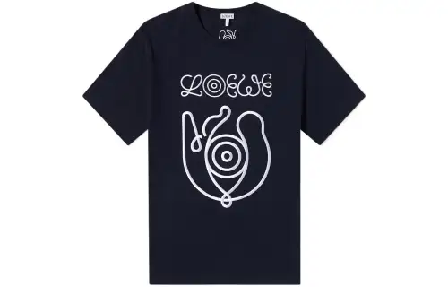 LOEWE Embroidered Nature Logo T Shirt