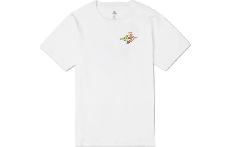 Converse Drop Shoulder Sleeve T-Shirt Men's White