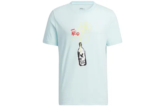 Adidas Neo T Shirt Men's Mint Green