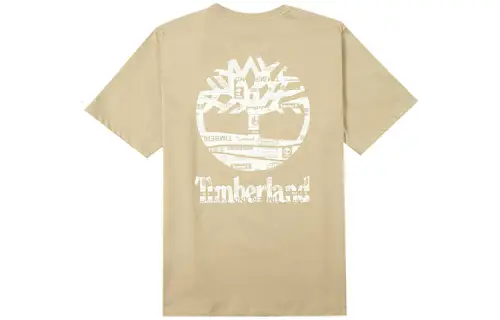 Timberland Drop Shoulder Sleeve T Shirt Unisex Liquorice Yellow