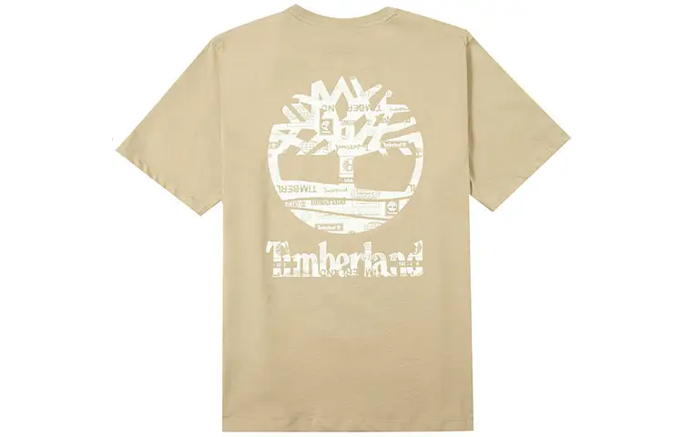 Timberland Drop Shoulder Sleeve T Shirt Unisex Liquorice Yellow
