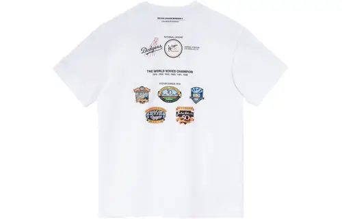 New Era T Shirt Couple, Trendy And Versatile Unisex White
