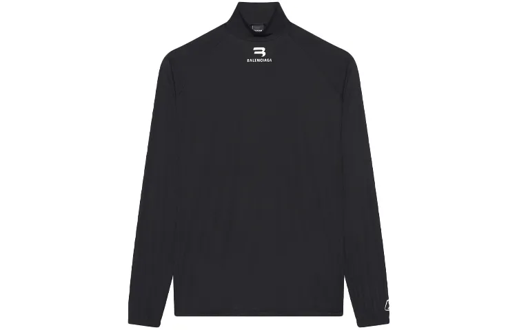 Balenciaga logo-print long-sleeve T-shirt