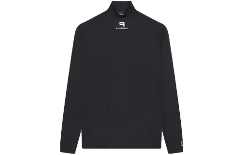Balenciaga logo-print long-sleeve T-shirt