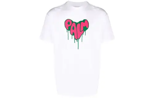 PALM ANGELS Spray Heart T shirt