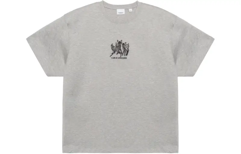 Burberry Fawn Enbroidered T Shirt