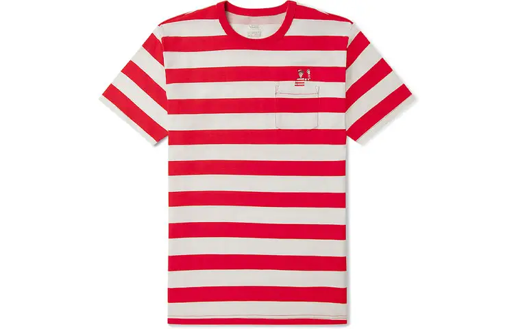 Vans x WALDO WALLY T Shirt Unisex Red White