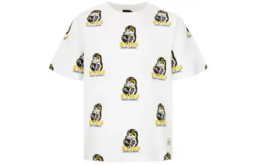 EVISU T Shirts Men's Crew Neck Moderate Straight Fit