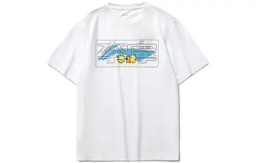 Li Ning Sports Life Collection T Shirt Unisex White