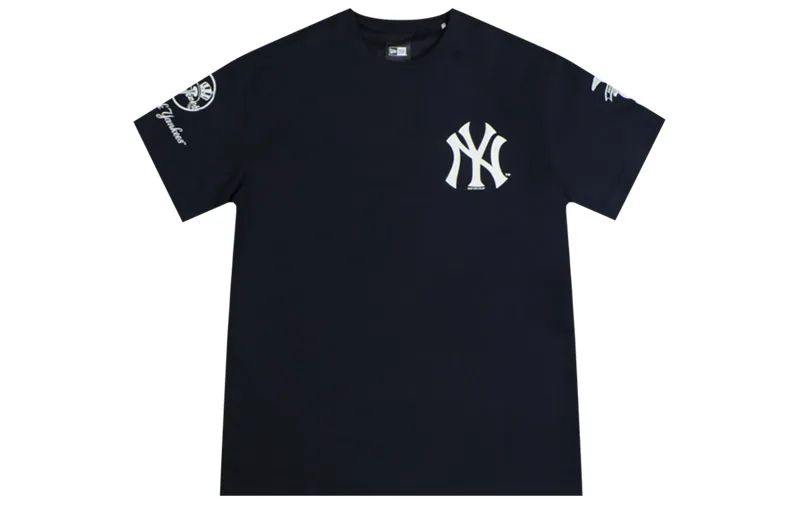 New Era T Shirt Unisex Navy Blue