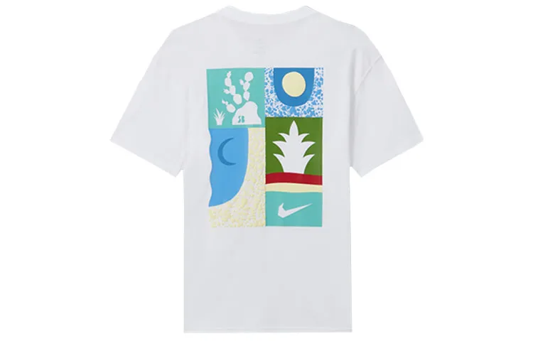 Nike Drop Shoulder Sleeve T Shirt Men's White