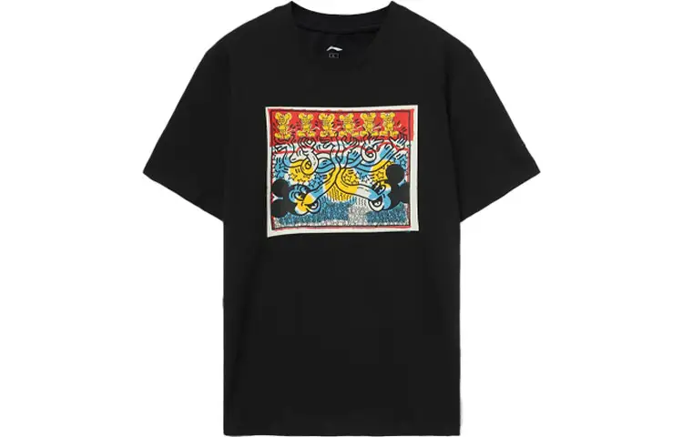 Li Ning x Disney T Shirt Men's Black
