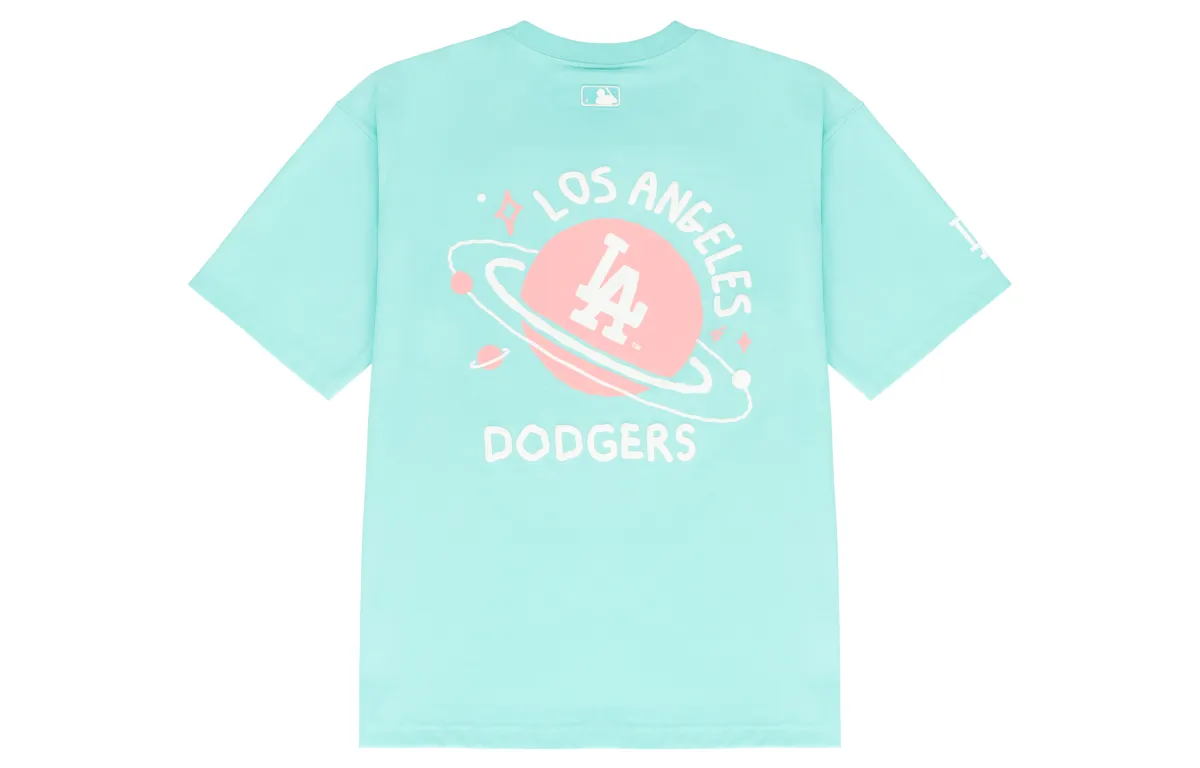 MLB Los Angeles Dodgers T-Shirts Unisex Mint Crew Neck Moderate