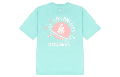 MLB Los Angeles Dodgers T Shirts Unisex Mint Crew Neck Moderate Straight Fit