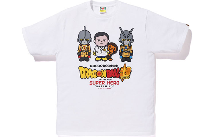 Bape X Dragon Ball Super Red Ribbon Army Baby Milo Japan Exclusive Tee