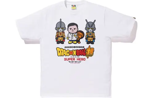Bape X Dragon Ball Super Red Ribbon Army Baby Milo Japan Exclusive Tee