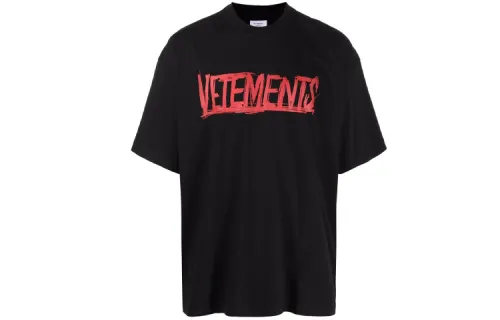 Vetements graphic-print cotton T-shirt