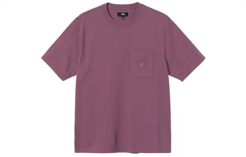 Stussy T Shirts Men's Crew Neck Moderate Straight Fit